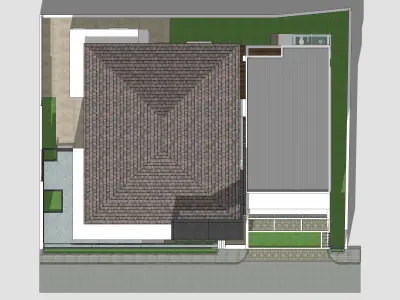 House Architectural Project 01 - The plan is empty 3D model