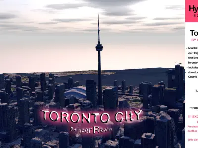 Downtown Toronto City 3D model