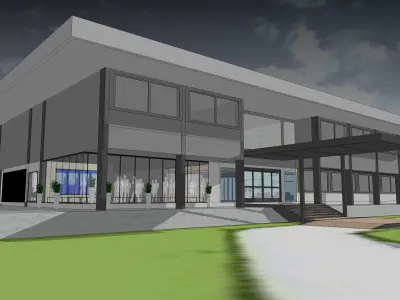 Renovation the old office 3D model