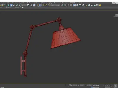 Wildwood Franklin Wall Sconce Low-poly 3D model