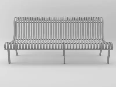 Bench Park 2 3D model