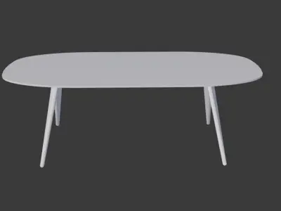 3D model Dinner table 3D model