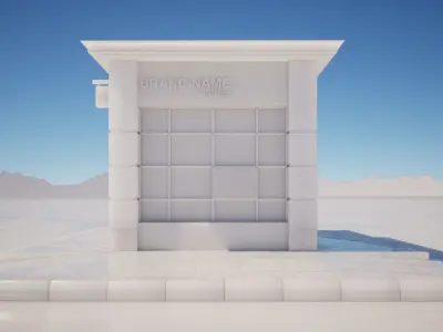Drive THRU CAFE MODEL 3D model
