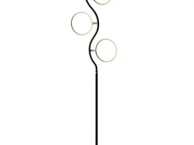 Circular Tree Floor Lamp 3D model