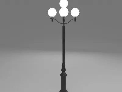 street light 2 3D model