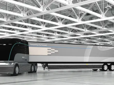  Semi Trucks with Trailer Generic Simple Interior Collection 