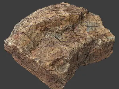 Martha Stone Low-poly 3D model