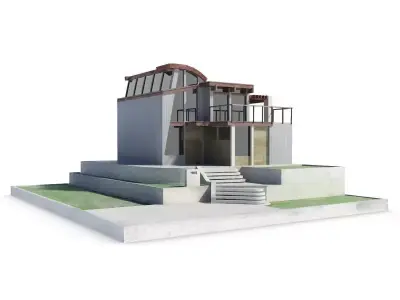 exterior 3D model
