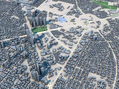 Manila City Philippines 3D model