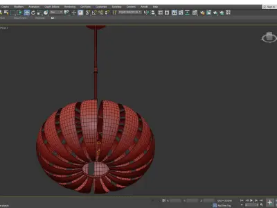 Blanchette Pendant Low-poly 3D model