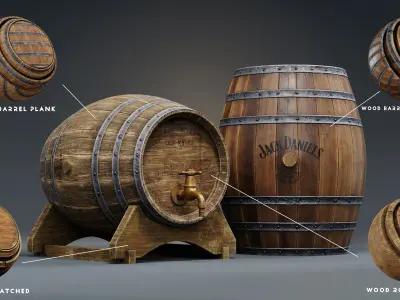 Wood Signature Smart Materials Substance 3d painter Texture