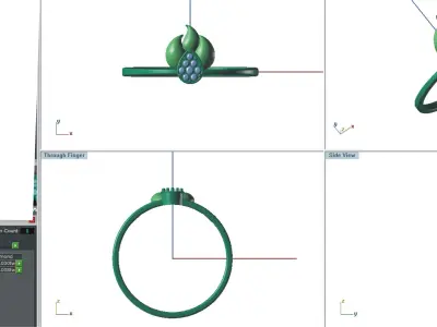 Ring - 62 3D print model