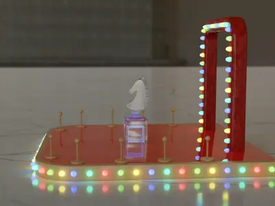 Squid Game Knight Chess Piece 3D model