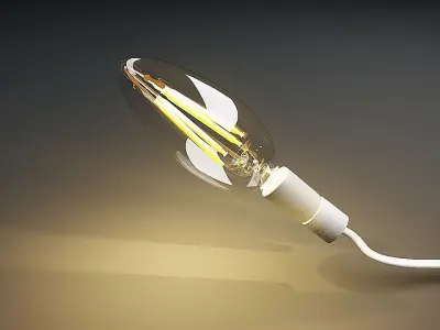 KNUBBIG Table lamp Ikea 3D model