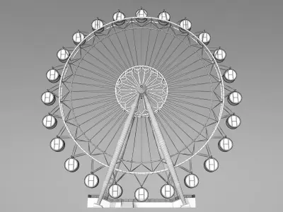 Ferris Wheel Park 3D model