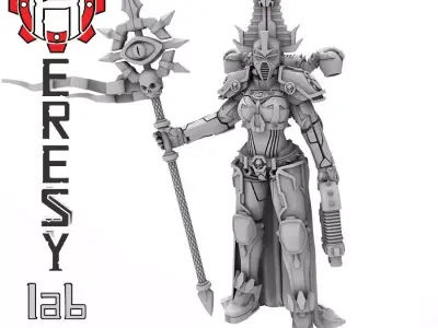 Heresylab - Lady of Dupery 3D print model