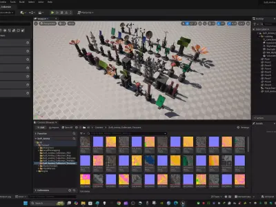 Sci-Fi Antenna Mega Collection Pack Low-poly 3D model