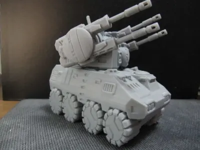CHIBI-TECH SD - BLACK MAMMOTH MOBILE COMMAND 3D print model