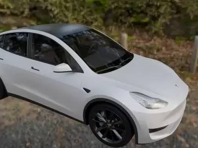 High-quality Tesla Model Y 2021 3D model