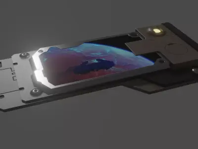 Sci-Fi DataPad 3D model