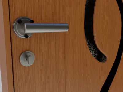 Room Door 3D model buy