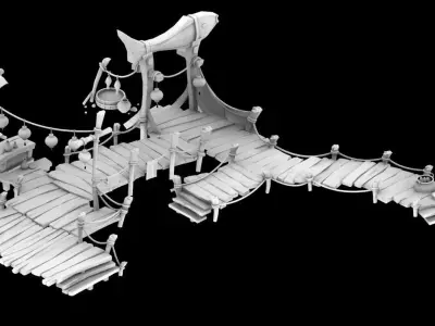 City - Pier 32 3D model