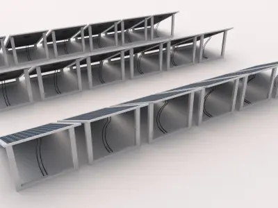 Solar Panel 3D model