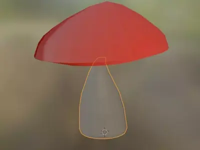 mushroom 3D model purchase