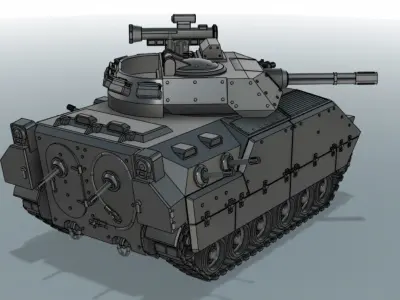 Bradley Pattern IFV 3D print model