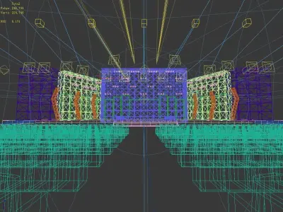 Carnival stage 19 3D model