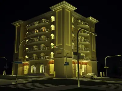 Multipurpose Building 3D model
