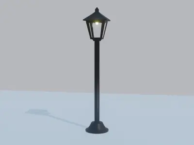 Street Lamp 3D model 12