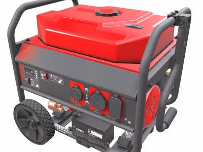 Generator Low Poly Low-poly 3D model