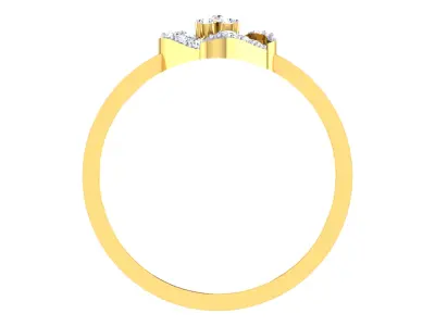 Women Ring  Render 3dm STL OBJ FBX Details 3D print model 276