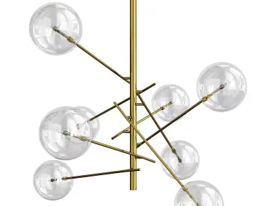 Gallotti and Radice bolle panging lamp 8 Low-poly 3D model