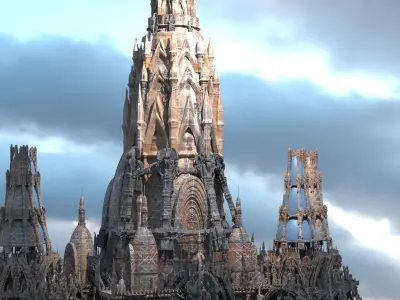 Persian Elite Seer Tower  3D model