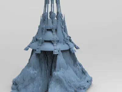 Iron Keep Cliffs  3D model