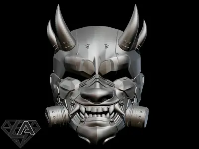SCI-FI ONI ANTIGAS CUSTOM MASK 3D print model