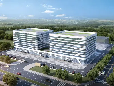 Modern Office Building 3D model