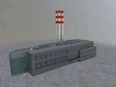 Prague High Rise Pack Low-poly 3D model