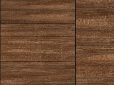 Decovita Luridwood Brown 200x1200 Set 1 3D model
