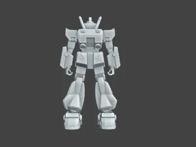 Gundam Alex robot 3d model  3D model