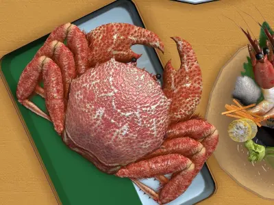 Japanese cuisine 3D model