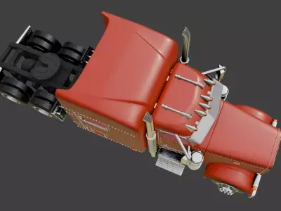 PETERBILT 379 SLEEPER  3D print model