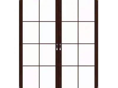 Wooden Window 09 3D model