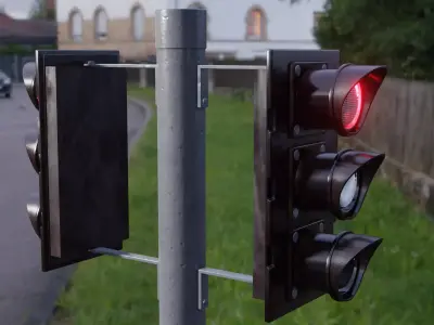 Street Traffic LIght 3D model