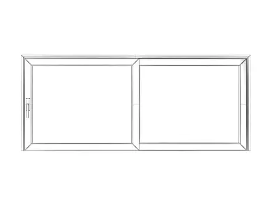 Metal Window 09 3D model