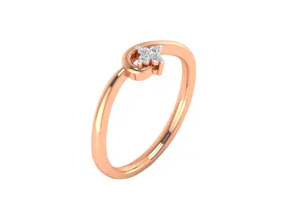 Women Ring Render 3dm STL MTL SLC JCD OBJ FBX Details 3D print model 80
