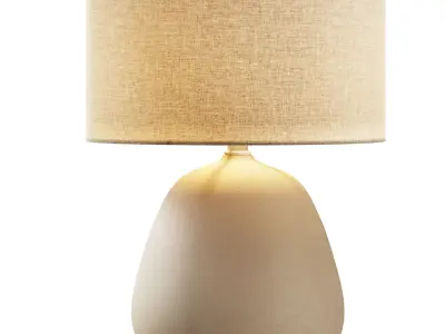 Keramik Tischlampe Eileen 3D model