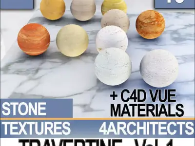 Travertine and Materials Vol 1  Texture